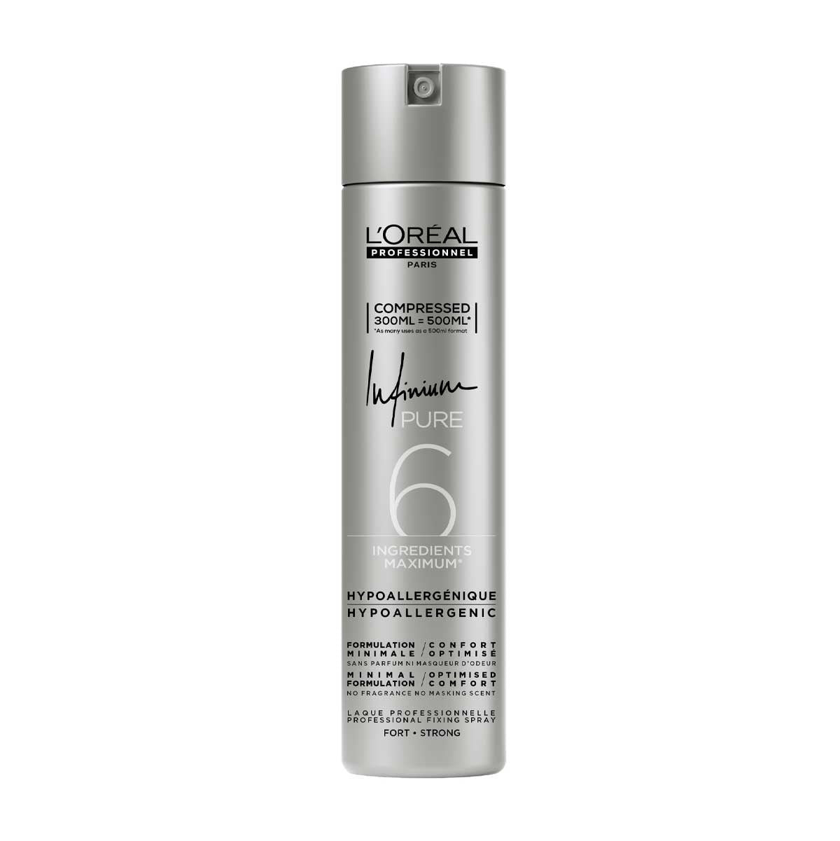 Loreal Infinium Pure Strong Haarlak 300ml - KOOS • alles voor je haar