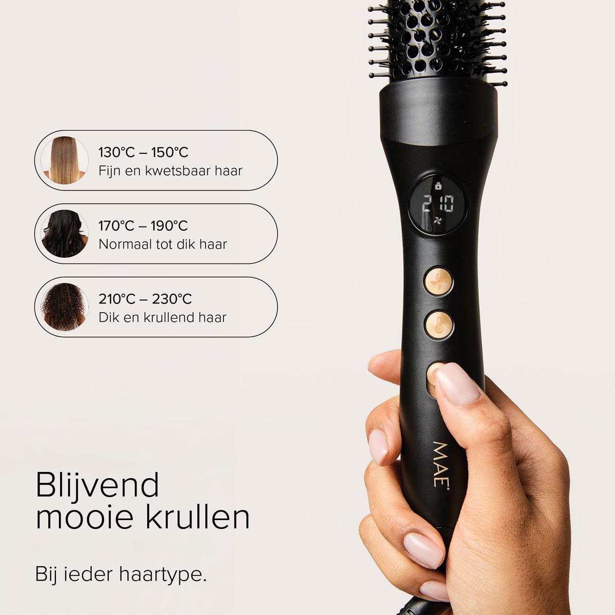 MAE Thermal Brush - KOOS • alles voor je haar
