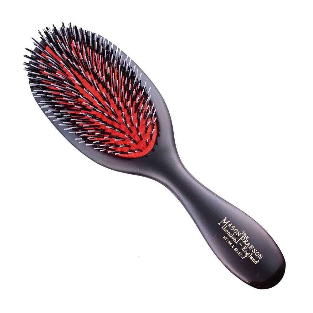 Mason Pearson Borstel Handy Bristle & Nylon BN3 Dark Ruby - KOOS • alles voor je haar