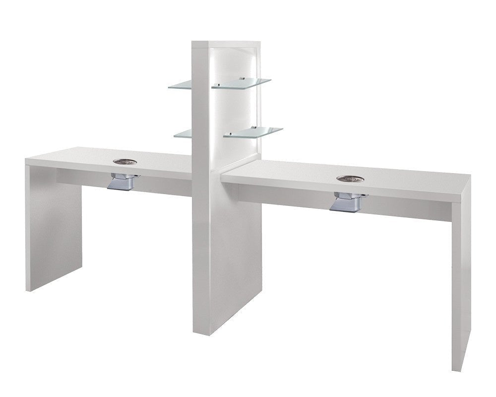 MB Allure White Ash Manicure Table - KOOS • alles voor je haar