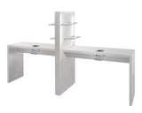 MB Allure White Ash Manicure Table - Koosvanderbeek.nl - Medical & Beauty - Beautysalon