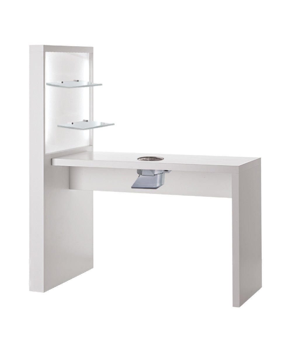 MB Allure White Ash Manicure Table - KOOS • alles voor je haar
