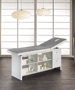 MB Eden Massage Bed White Ash Cabinet - KOOS • alles voor je haar