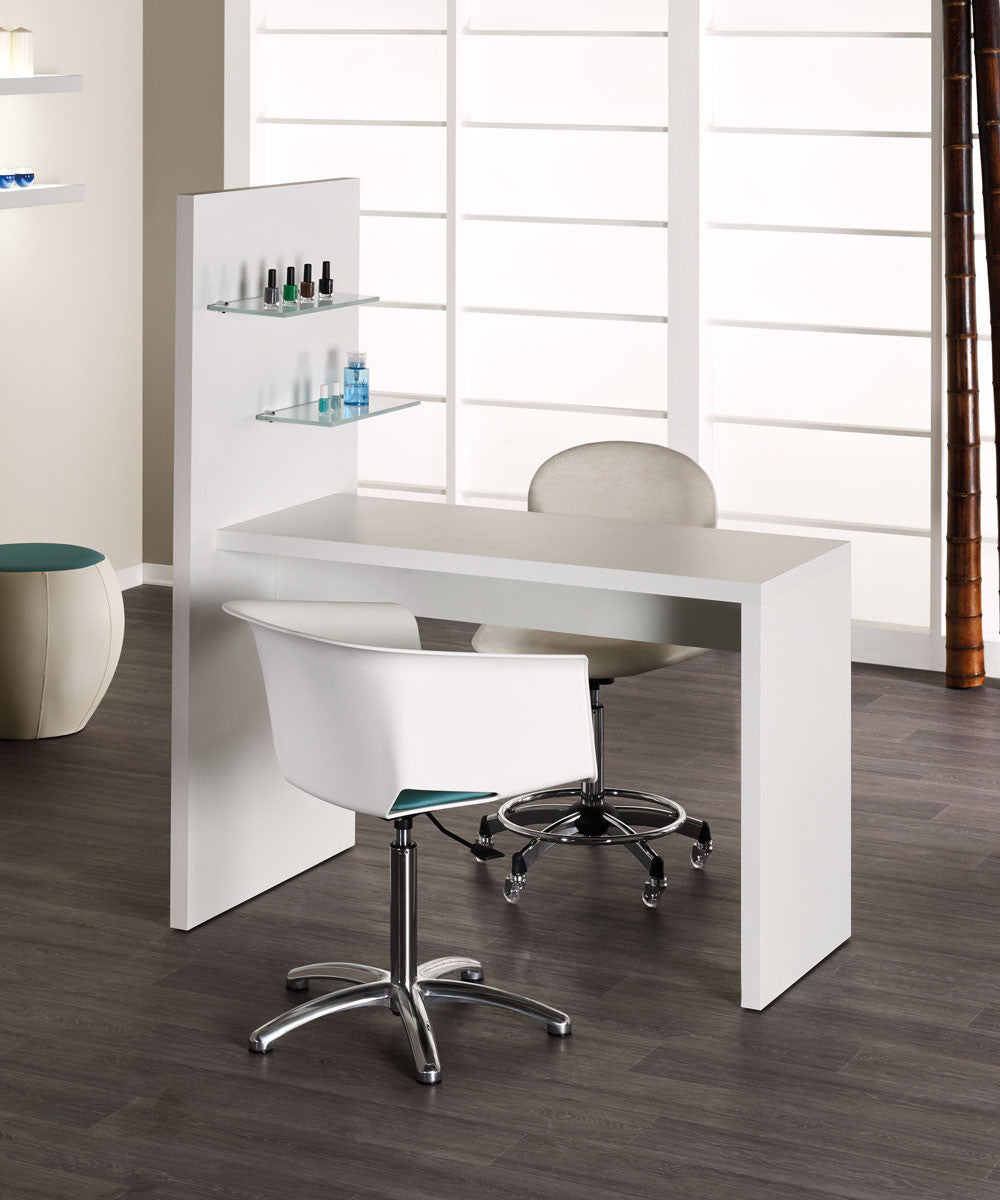 MB Glitter White Ash Manicure Table - KOOS • alles voor je haar
