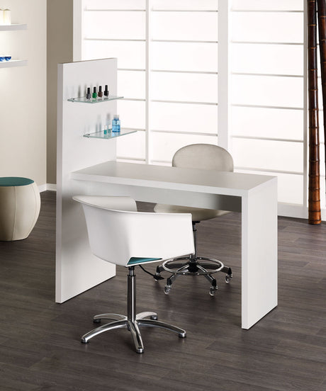 MB Glitter White Ash Manicure Table - KOOS • alles voor je haar