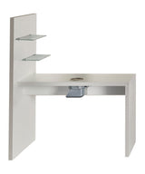 MB Glitter White Ash Manicure Table - Koosvanderbeek.nl - Medical & Beauty - Beautysalon