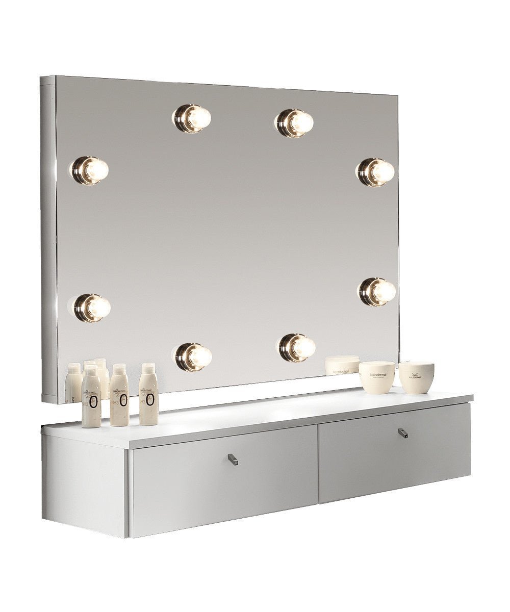 MB Las Vegas White Ash Make-up Work Unit - KOOS • alles voor je haar
