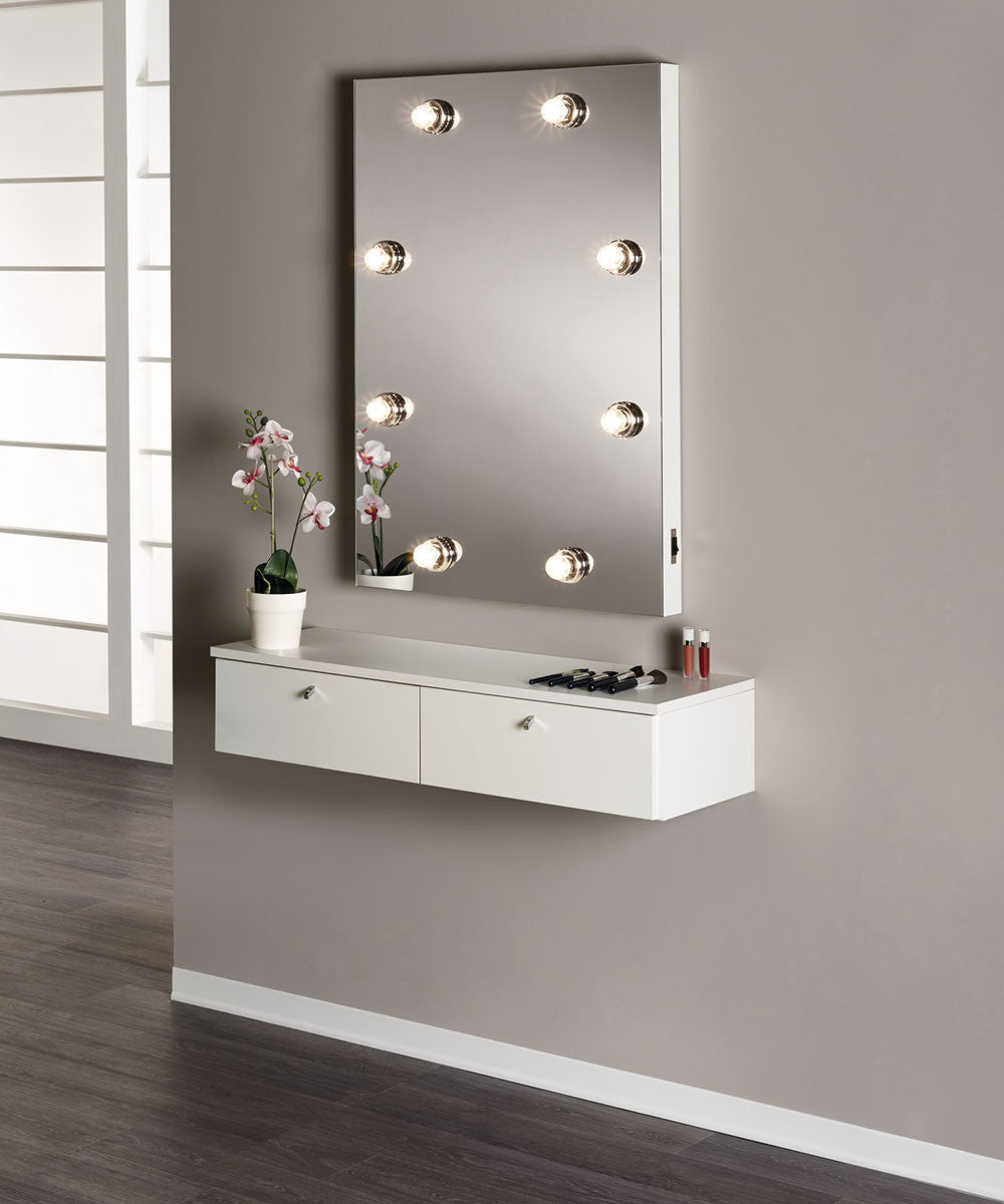 MB Las Vegas White Ash Make-up Work Unit - KOOS • alles voor je haar