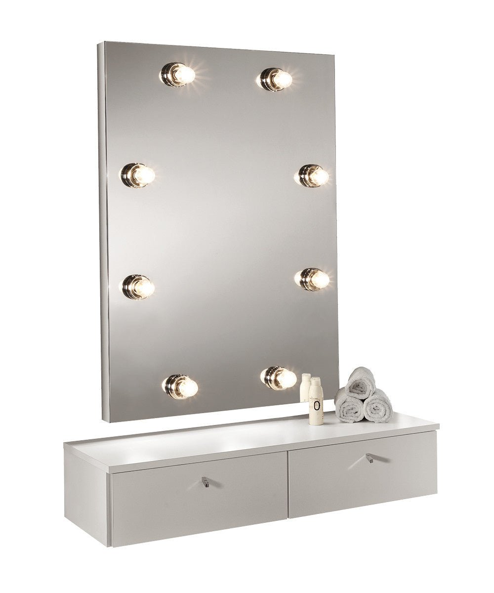 MB Las Vegas White Ash Make-up Work Unit - KOOS • alles voor je haar
