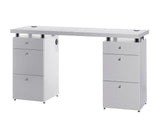 MB Logic White Ash Manicure Table - Koosvanderbeek.nl - Medical & Beauty - Beautysalon