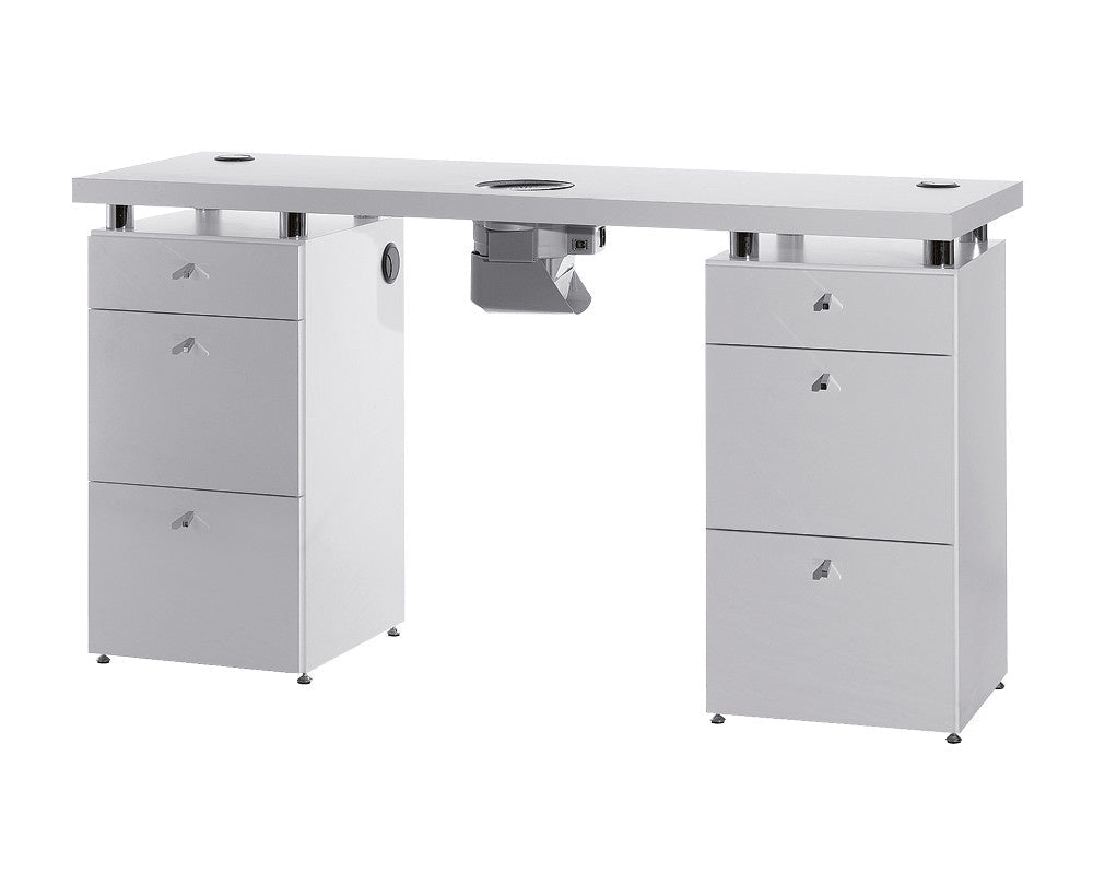 MB Logic White Ash Manicure Table - KOOS • alles voor je haar