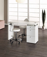 MB Logic White Ash Manicure Table - KOOS • alles voor je haar