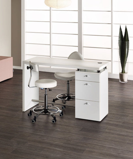 MB Logic White Ash Manicure Table - KOOS • alles voor je haar