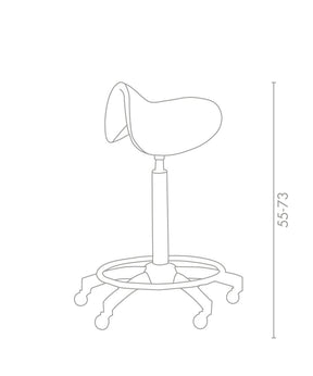 MB Rodeo Stool - KOOS • alles voor je haar