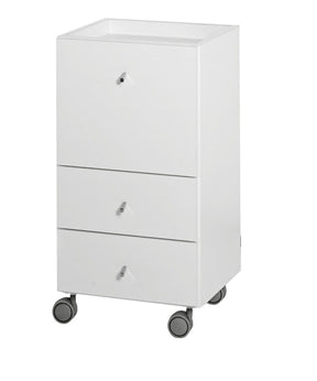 MB Track Trolley With One Large Drawer And Two Small Drawers - Koosvanderbeek.nl - Medical & Beauty - Beautysalon