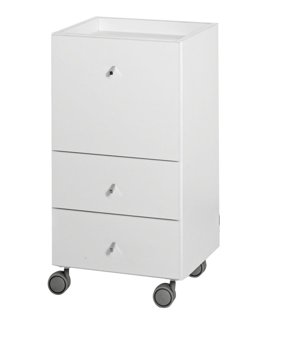 MB Track Trolley With One Large Drawer And Two Small Drawers - KOOS • alles voor je haar