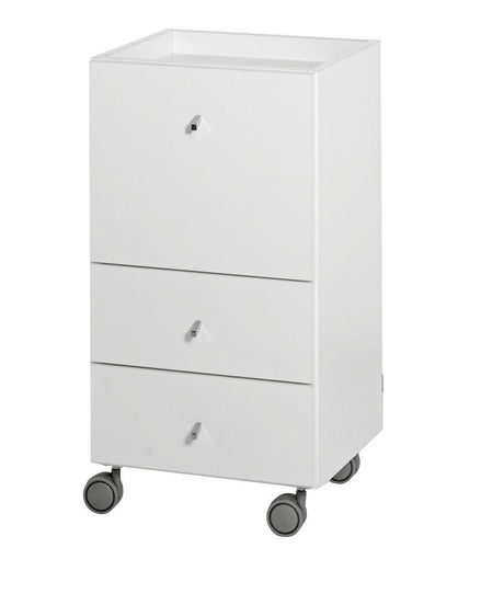 MB Track Trolley With One Large Drawer And Two Small Drawers - KOOS • alles voor je haar