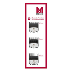 Moser Set Magnetic Premium Opzetkammen S 3st - KOOS • alles voor je haar