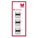 Moser Set Magnetic Premium Opzetkammen S 3st - KOOS • alles voor je haar