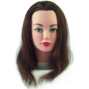 Oefenhoofd Cathy Lt Bruin 15-40 Cm - KOOS • alles voor je haar
