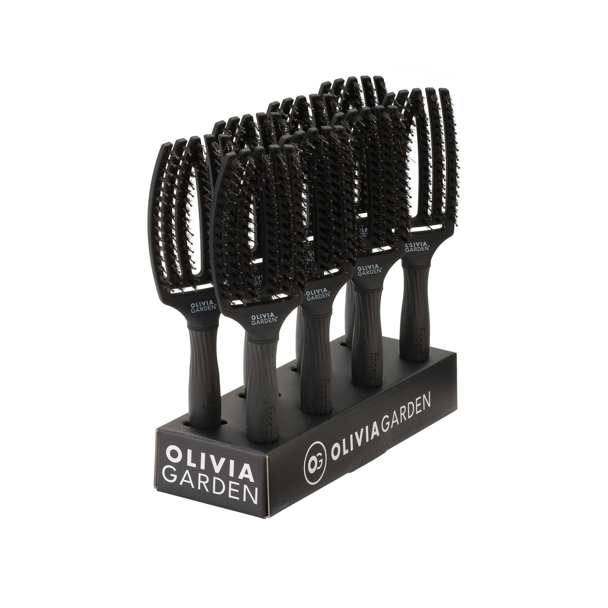 Ensemble brosse à doigts Olivia Garden Noir