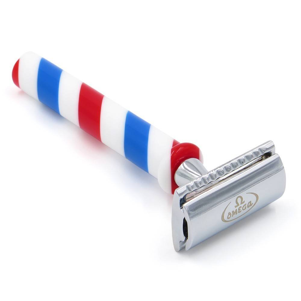 Omega Scheermes Barberpole Safy Razor - KOOS • alles voor je haar