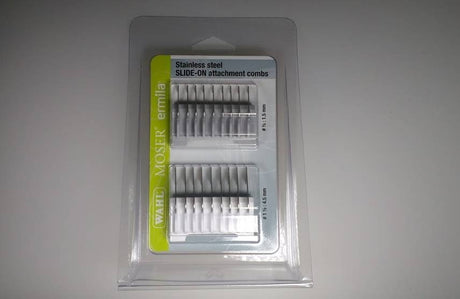 Opschuifkamset Metaal 1233 - 7180 1,5 En 4,5 mm - Koosvanderbeek.nl - Moser - Opzetkammen