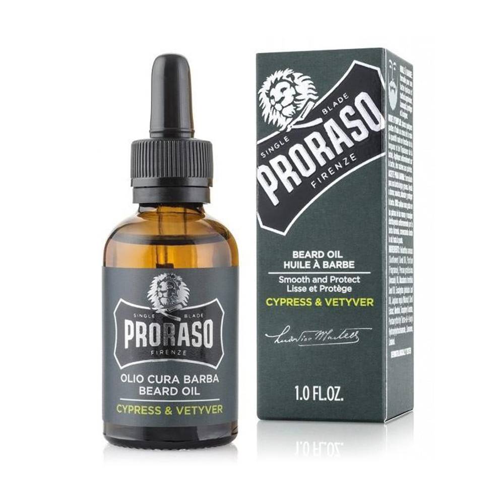 Proraso Beard Oil Cypress & Vetyver 30ml - KOOS • alles voor je haar
