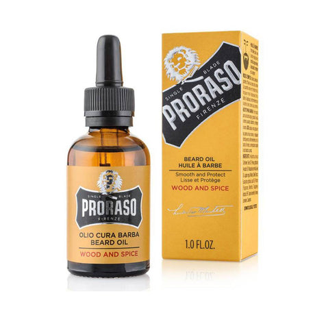 Proraso Beard Oil Wood & Spice 30ml - KOOS • alles voor je haar