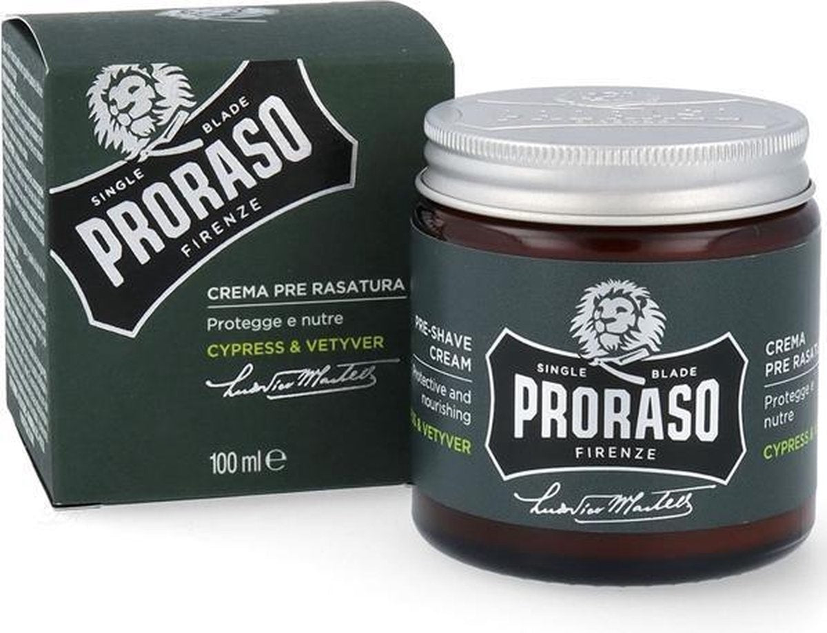 Proraso Cypress & Vetyver Pre-Shave Creme 100ml - KOOS • alles voor je haar