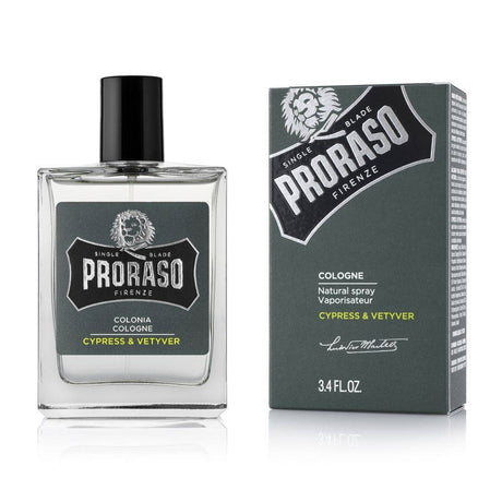 Proraso Eau de Cologne Cypress & Vetyver 100ml - KOOS • alles voor je haar