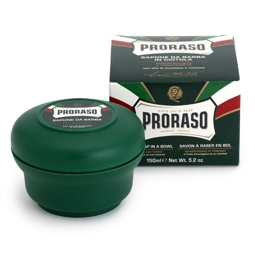 Proraso Groen Scheerzeep Bowl 150ml - KOOS • alles voor je haar