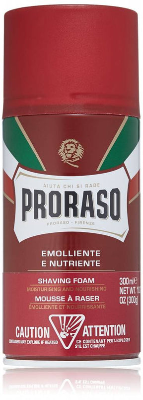 Proraso Rood Scheerschuim 300ml - KOOS • alles voor je haar