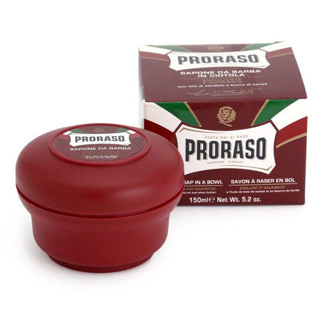 Proraso Rood Scheerzeep Bowl 150ml - KOOS • alles voor je haar