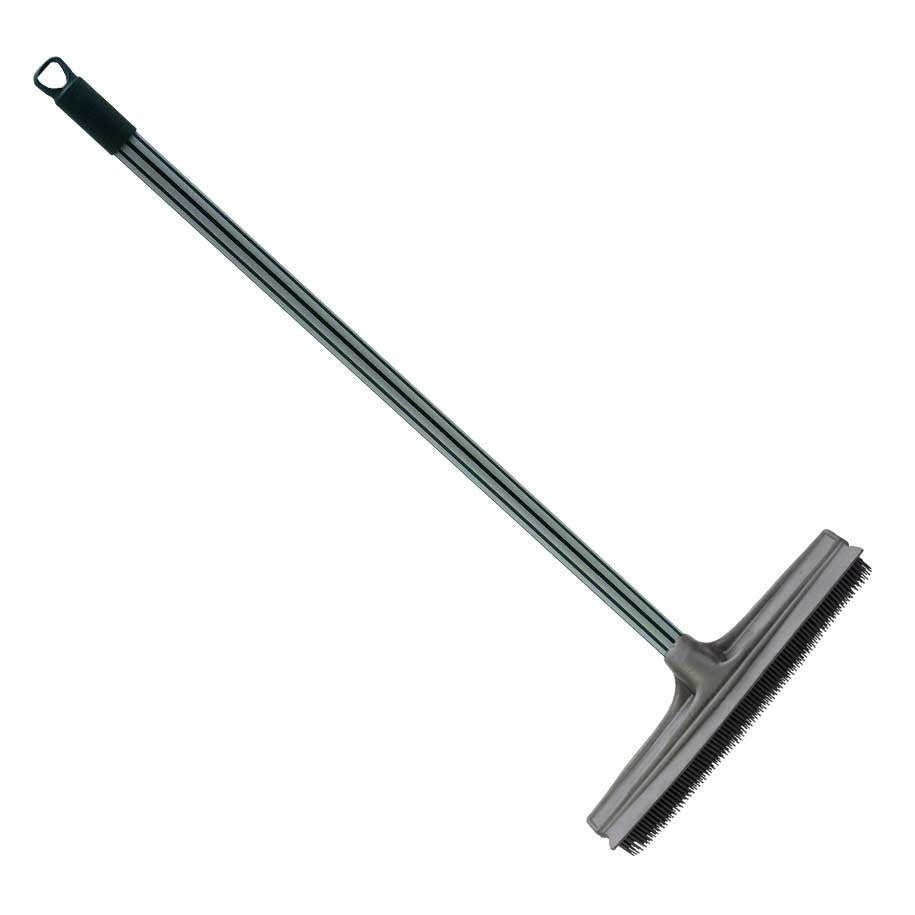 Rubber Bezem + Steel Compleet Grijs - KOOS • alles voor je haar