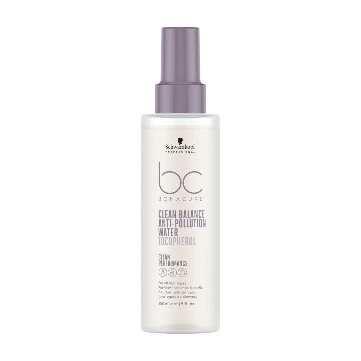 Schwarzkopf BC CP Clean Balance Anti-Pollution Water 150ml - KOOS • alles voor je haar