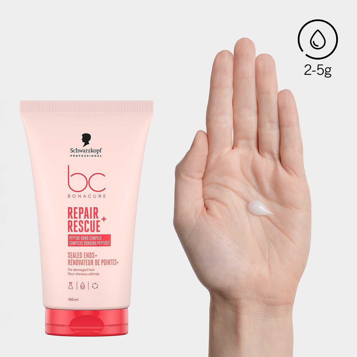 Schwarzkopf BC CP Repair Rescue Sealed Ends+ 100ml - KOOS • alles voor je haar