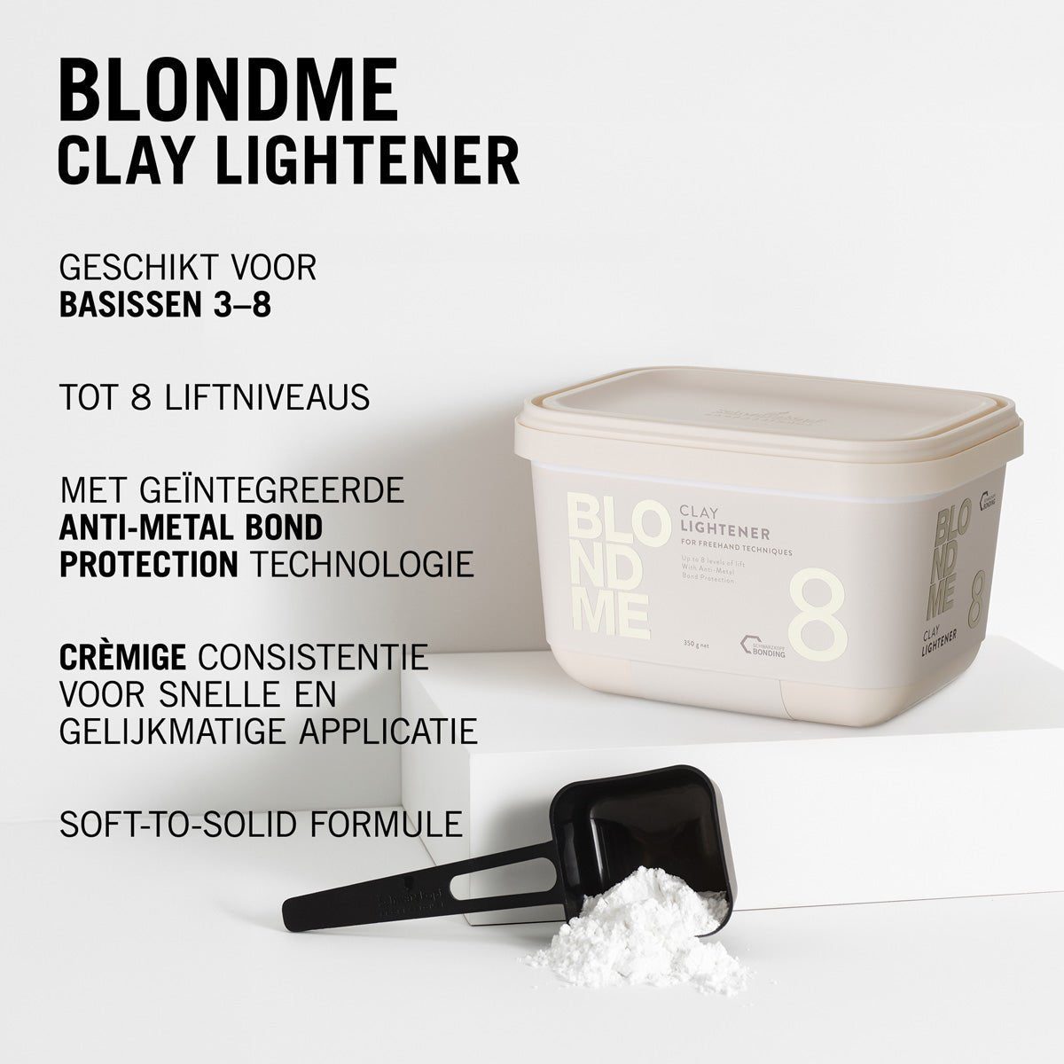 Schwarzkopf BlondMe Clay Lightener 7+ 350g - KOOS • alles voor je haar