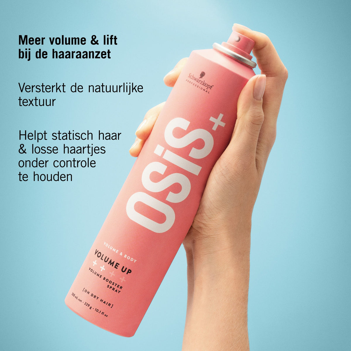 Schwarzkopf Osis+ Volume Up 300ml - KOOS • alles voor je haar