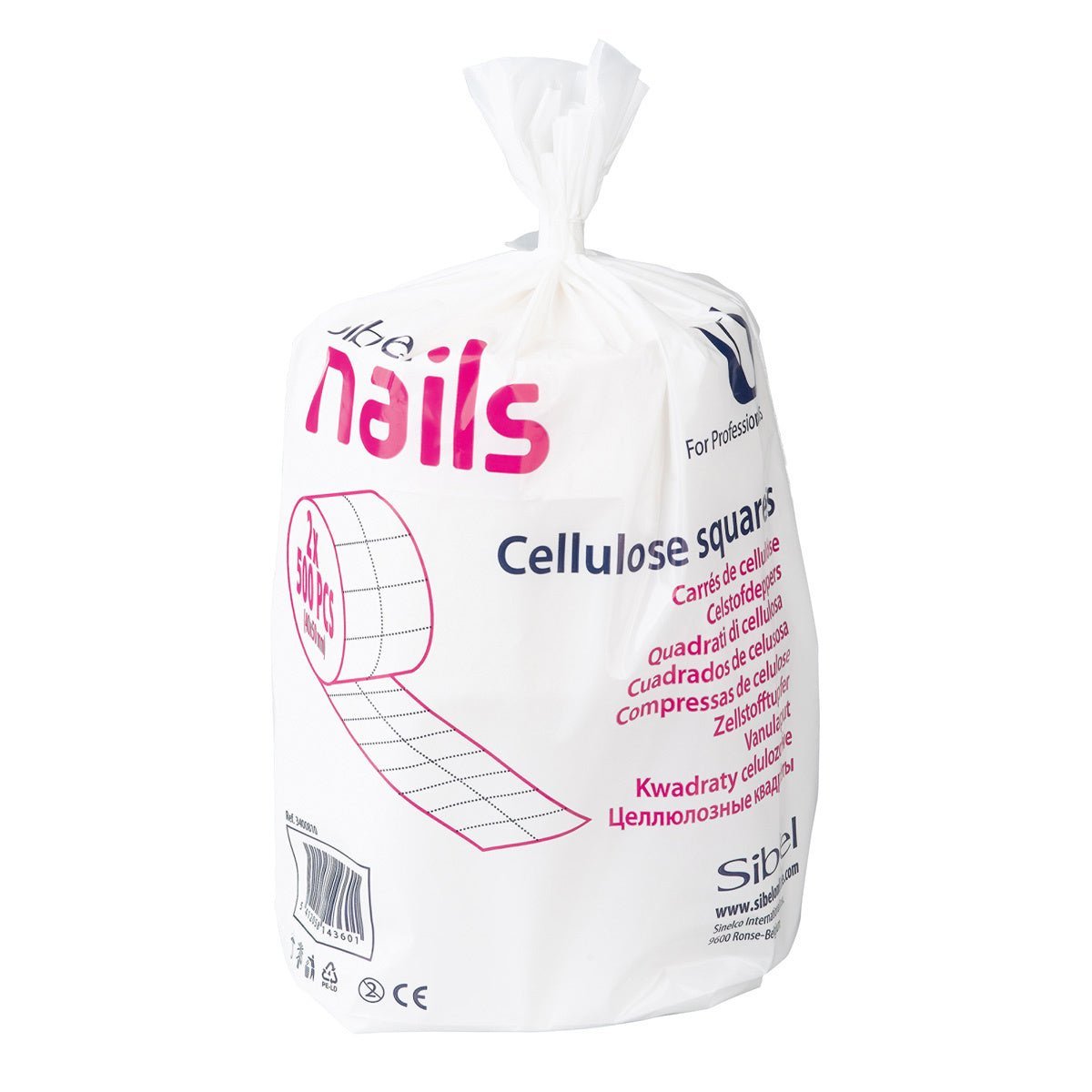 Sibel Cosmetische Doekjes Op Rol 4x5cm 2x500st - KOOS • alles voor je haar