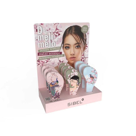 Sibel D-Meli-Melo Ontwarborstel Blossoms From Asia Display 12st - KOOS • alles voor je haar