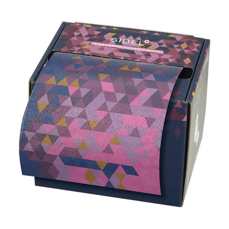 Sibel Embossed Alufolie Rol 12,7x97cm Roze/Paars - KOOS • alles voor je haar