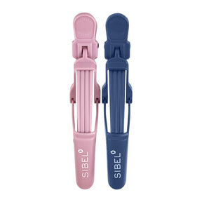 Sibel Gator Clips 2x9cm Blauw + 2x11cm Roze - KOOS • alles voor je haar