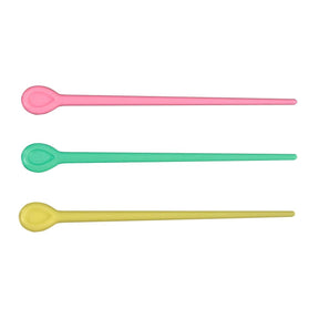Sibel Plastic Steekspeld Gekleurd 77mm 200st - KOOS • alles voor je haar