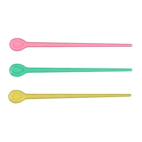 Sibel Plastic Steekspeld Gekleurd 77mm 200st - KOOS • alles voor je haar