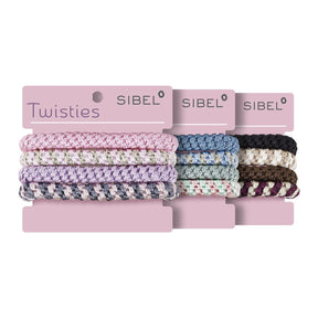 Sibel Twisties Haarelastiekjes 4st - KOOS • alles voor je haar