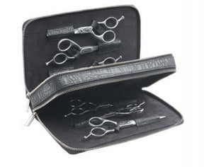 Sibel Wallet 6 Zwart Tasje In Matte Kroko Vr 6 Scharen - Koosvanderbeek.nl - Sibel - Etuis