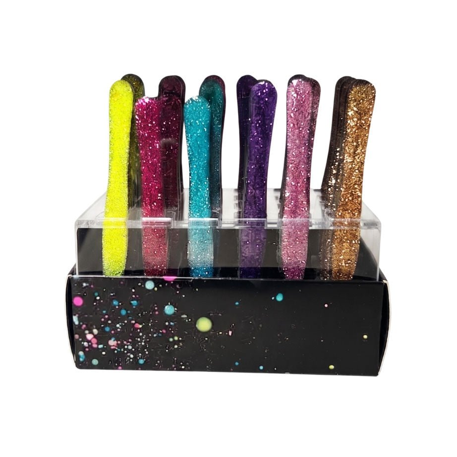 Sibel Xmas Pincet Glitter Display 24st - KOOS • alles voor je haar
