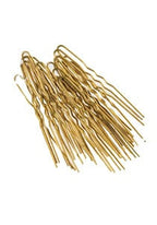 Steekspeld Geribbeld Goud 45x0,55mm Pakje 50st - KOOS • alles voor je haar