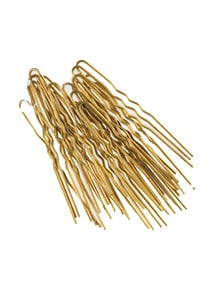 Steekspeld Geribbeld Goud 45x0,55mm Pakje 50st - KOOS • alles voor je haar